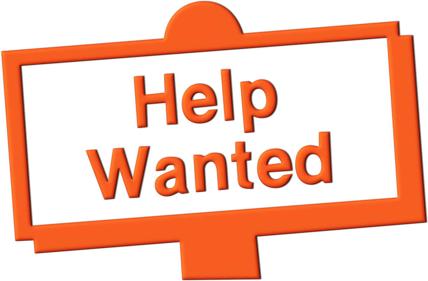 Help Wanted Clip Art Medium Size - Help Transparent Background Clipart (1600x1067)