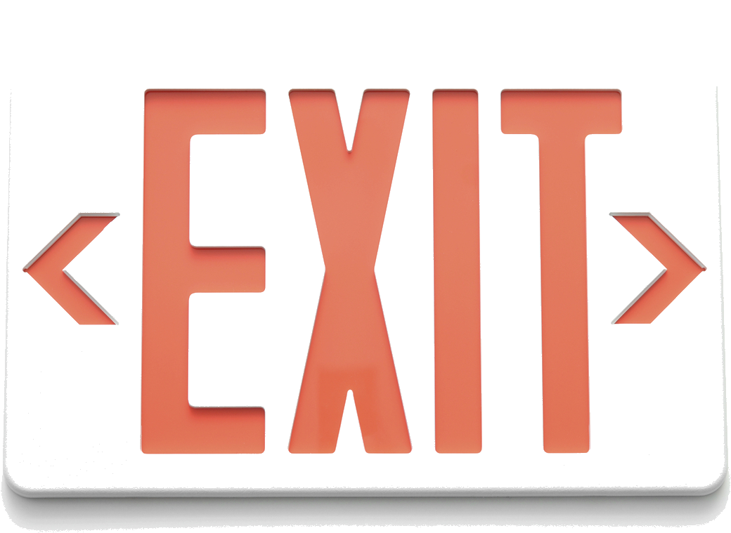 Exit Sign Clear - Exit Sign Us (1320x880)