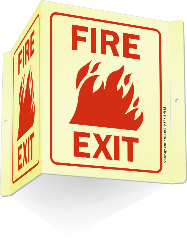 Zoom, Price, Buy - Danger Signs-flammable Material Keep Fire Away,black/red (628x800)