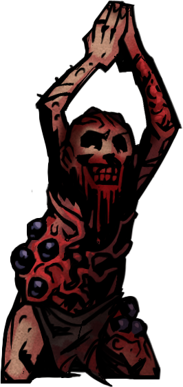 The Cultists - Darkest Dungeon Rapturous Cultist (266x561)
