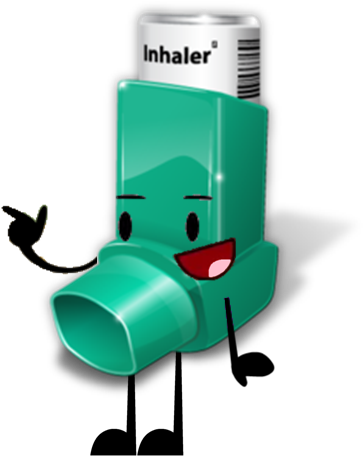 Asthma Inhaler - Asthma Inhaler (402x459)