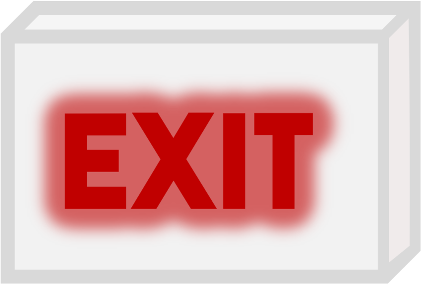 Exit Sign Body By Phonetheanimator - Orange (1024x725)