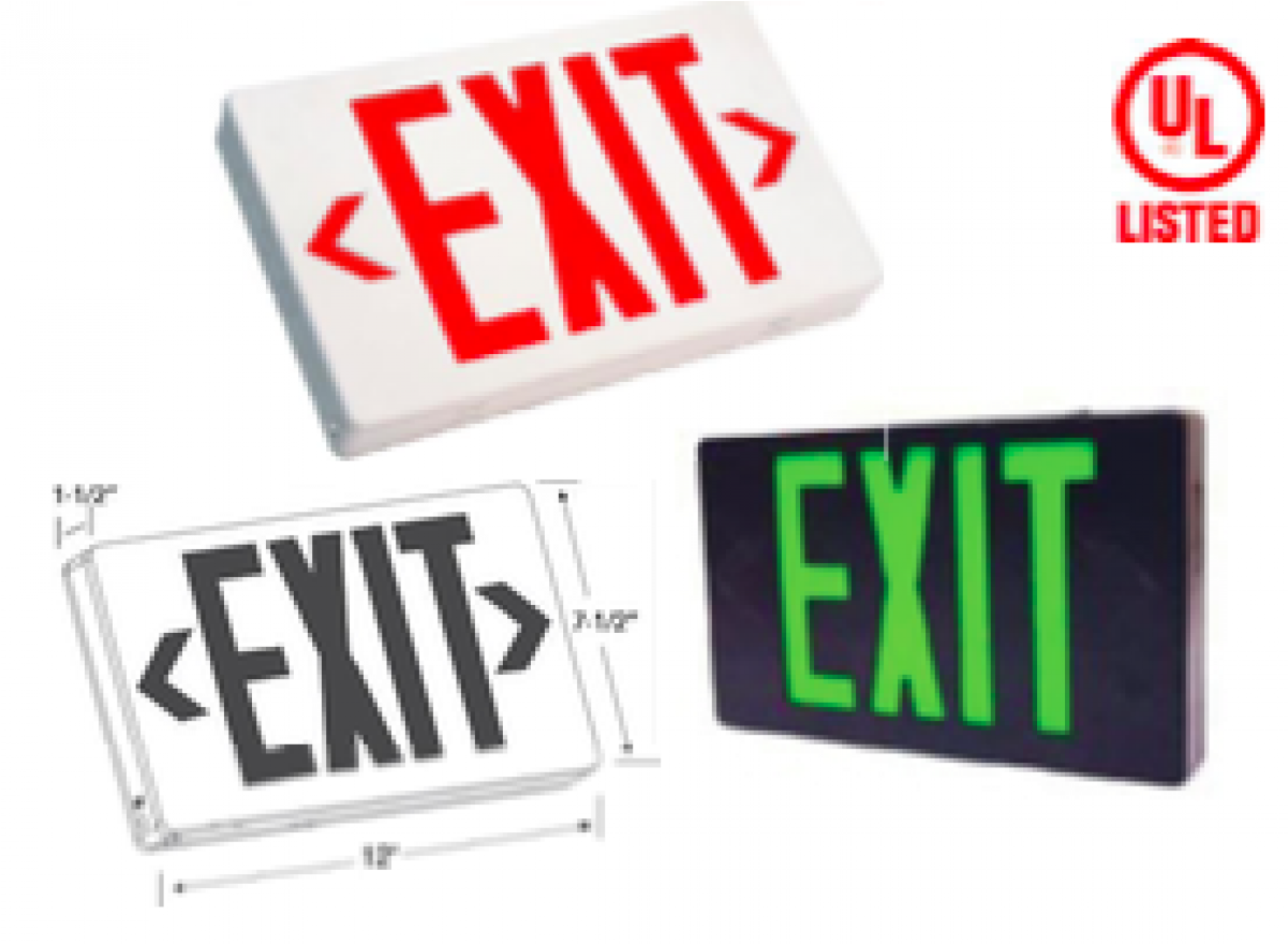 Led Exit Sign - Exit Sign (1200x1200)