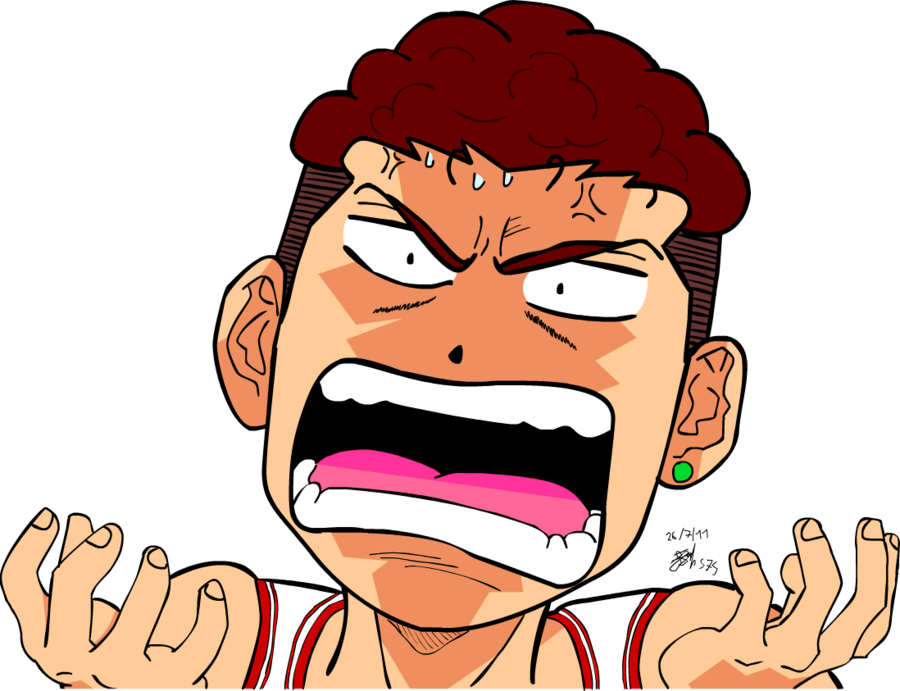 Osaka Chibi Slam Dunk Miyagi Ryota Clip Art - Osaka Chibi Slam Dunk Miyagi Ryota Clip Art (900x691)