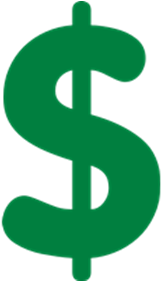 Green Dollar Sign Clipart (420x420)
