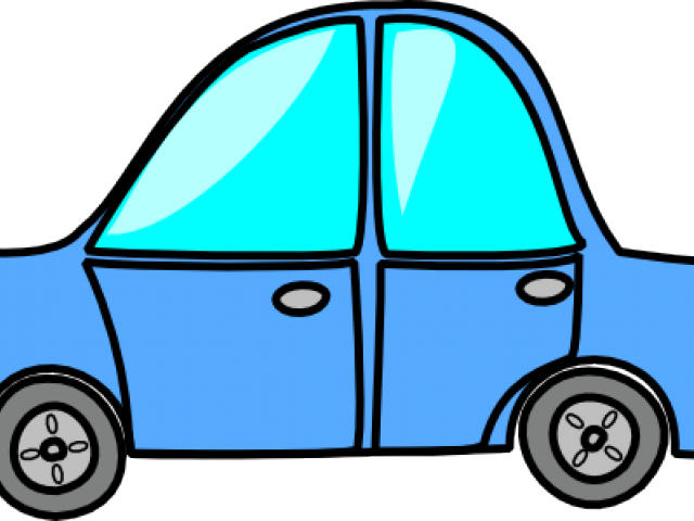 Blue Car Clipart Blue Thing - Car Animated (640x480)
