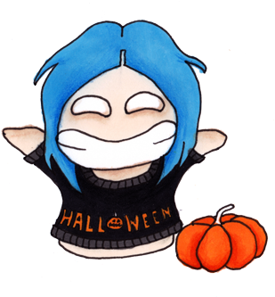 This Is The First Time I Film A Halloween Makeup, I - Cartoon (350x358)