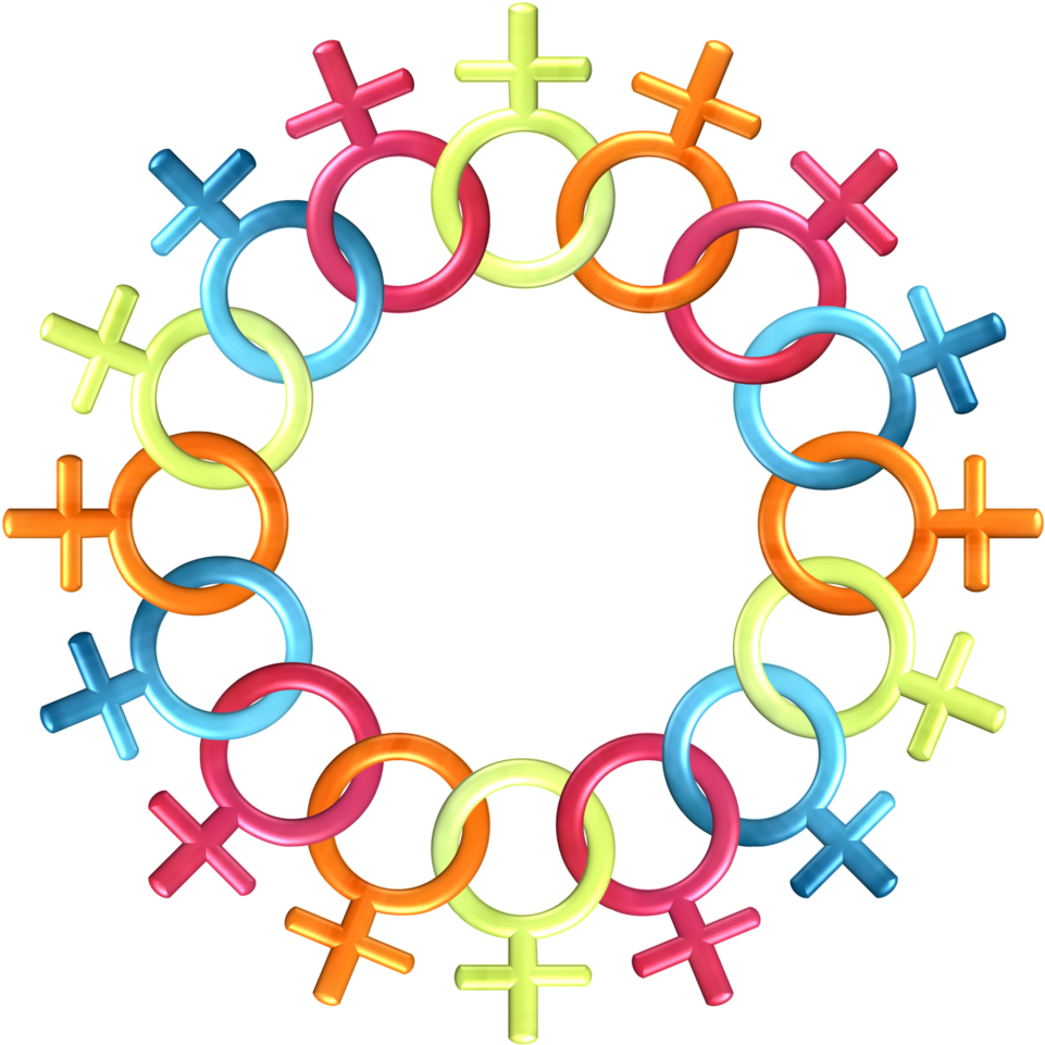 Circle Sixteen Female Solidarity By Happyare Circle - Circle (1024x1024)