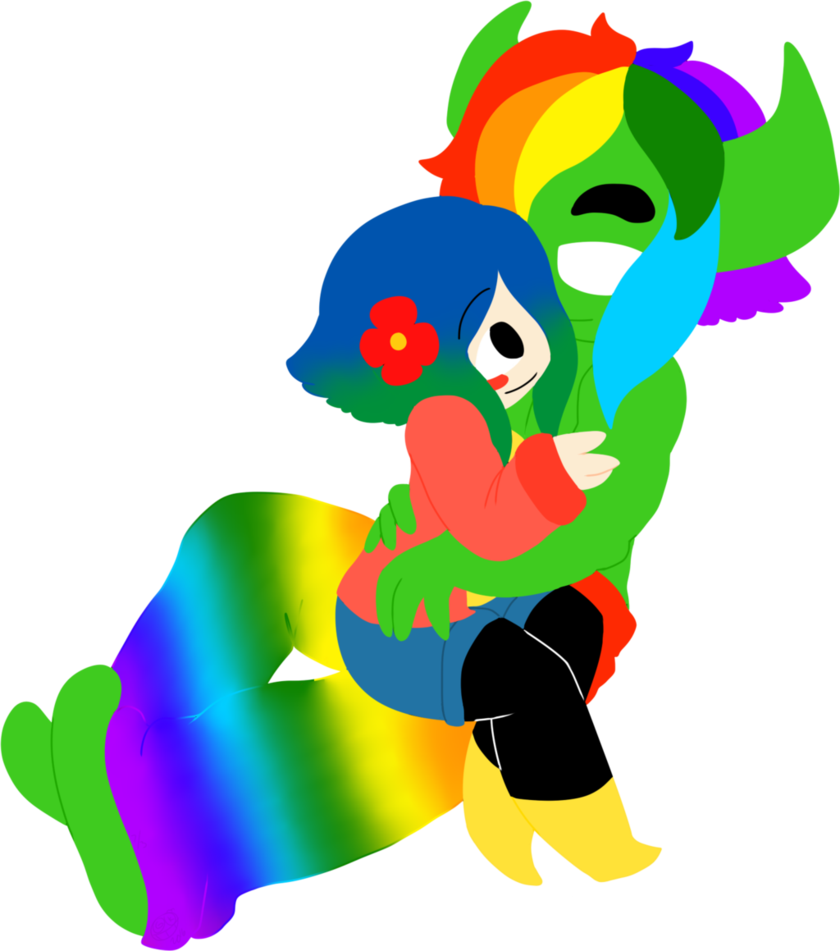 Chibi Com- Mome And Beast By Greteh - Illustration (840x951)