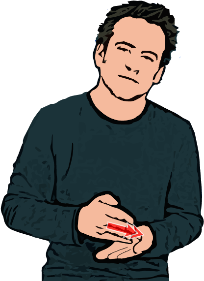 British Sign Language - Bread In Sign Language (480x570)