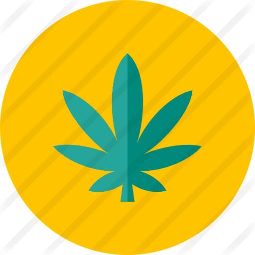 Cannabis - Hoja De Marihuanas Tattoo (512x512)