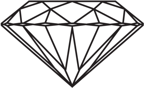 Liberating The Indestructible You - Diamond Png Black And White (500x312)