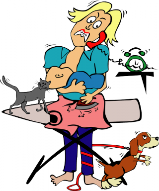 Pixabay - Funny Mother's Day Clip Art (320x384)