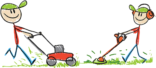 From The Ground Up Logo - Walk-behind Mower (600x269)