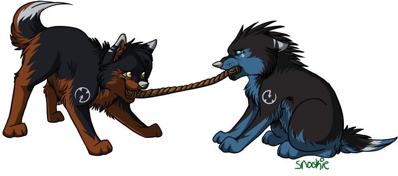 Tug O War Brothers By Snookiepup - Tug Of War (852x403)