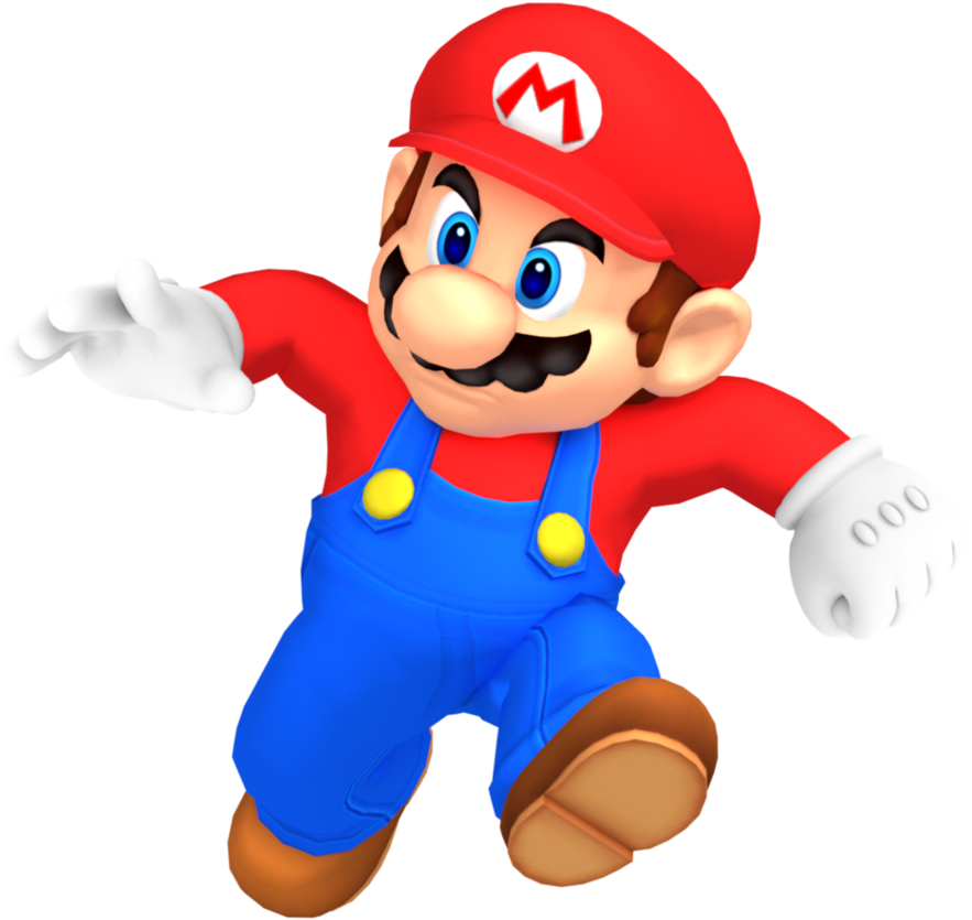 Mario's Dk Arcade Cabinet Running Pose Recreated By - Donkey Kong (892x895)