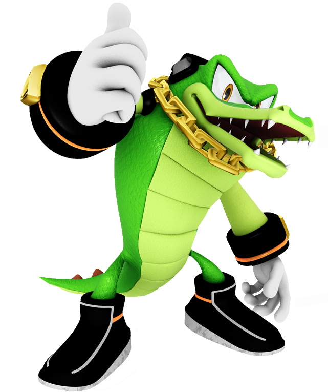 Vector The Crocodile Sonicwiki - Sonic The Hedgehog Vector (640x864)