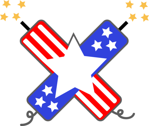 Firecracker Star - Dibujos Maquinillas De Afeitar (480x408)