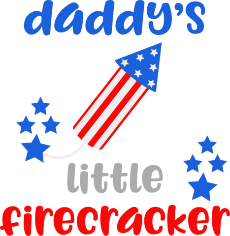 Daddy's Little Firecracker - Firecracker (467x480)