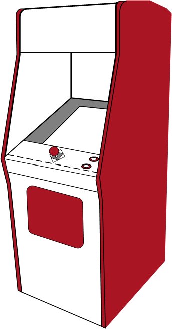 Arcadeautomattyp Upright Cabinet - Arcadeautomattyp Upright Cabinet (343x656)