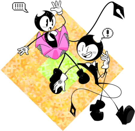 Do Not Use Or Repost My Art Without My Permission Reblog - Bendy And The Ink Machine (500x500)