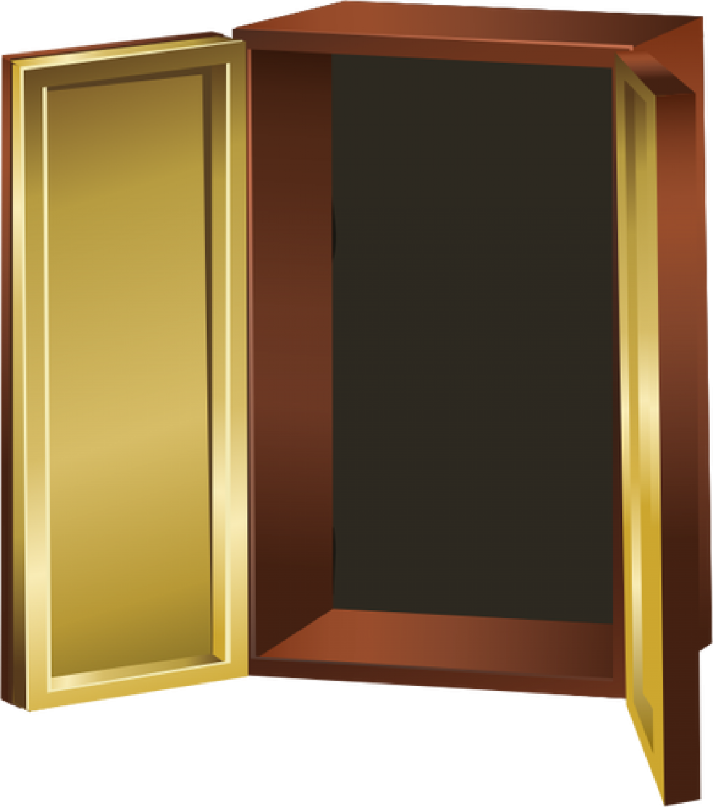 Open Closet Cliparts - Open Closet Clipart (1024x1160)