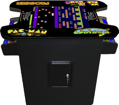 Balck Pacman Galaga Ms Pac Man 60 Classic 80's Cocktail - Table Type Game Machine (500x439)