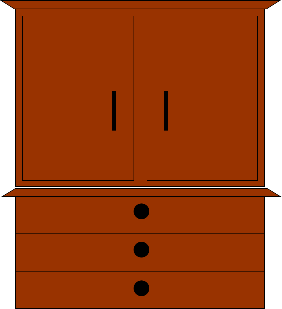 Phone Clipart Cupboard - Cupboard Clipart (984x1080)