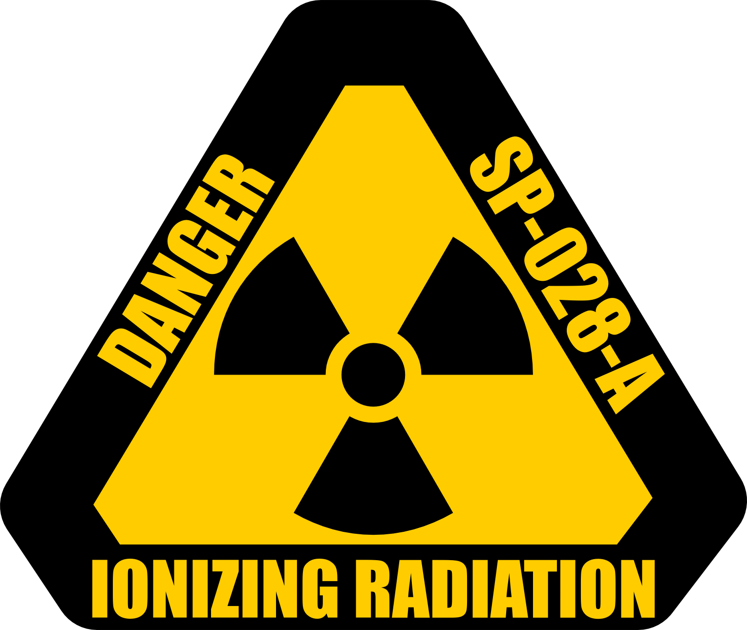 Ionizing Radiation Warning Label 01 By Aliensquid - Radiation Symbol (1529x1290)