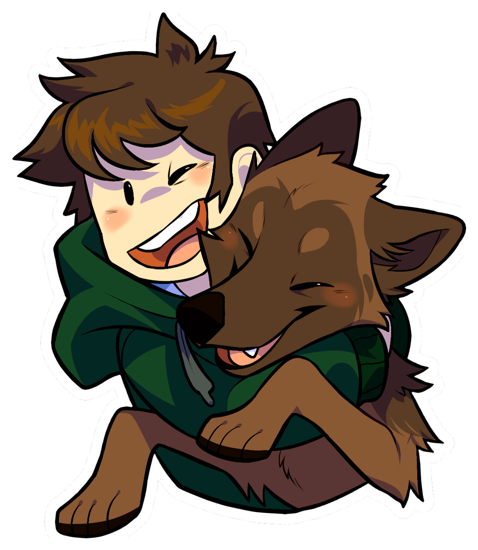 Heartbound Sticker - Heartbound Lore And Baron (1050x1200)