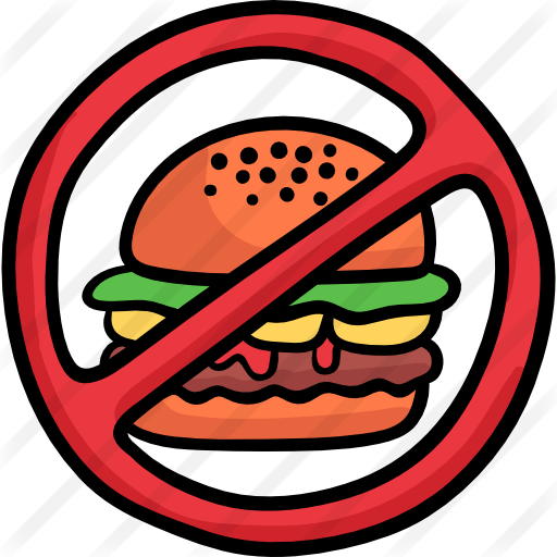 No Fast Food - Dollar Sign Icon (512x512)