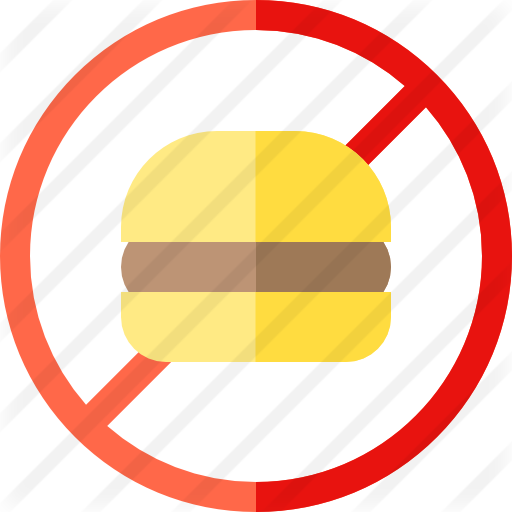 No Fast Food - No Symbol Vector (512x512)