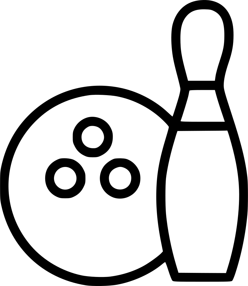 Bowling Ball And Pins Comments - Bowling Ball And Pins Comments (850x980)