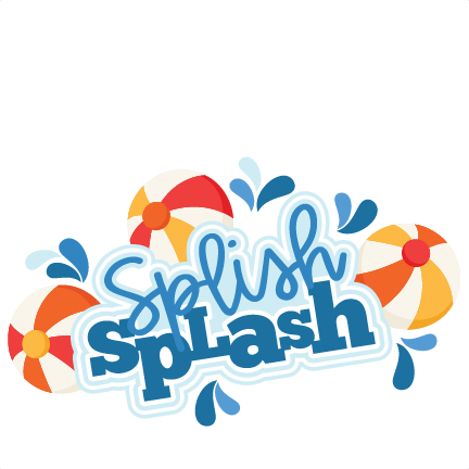 Splish Splash Title Svg Scrapbook Cut File Cute Clipart - Splish Splash Clipart (432x432)