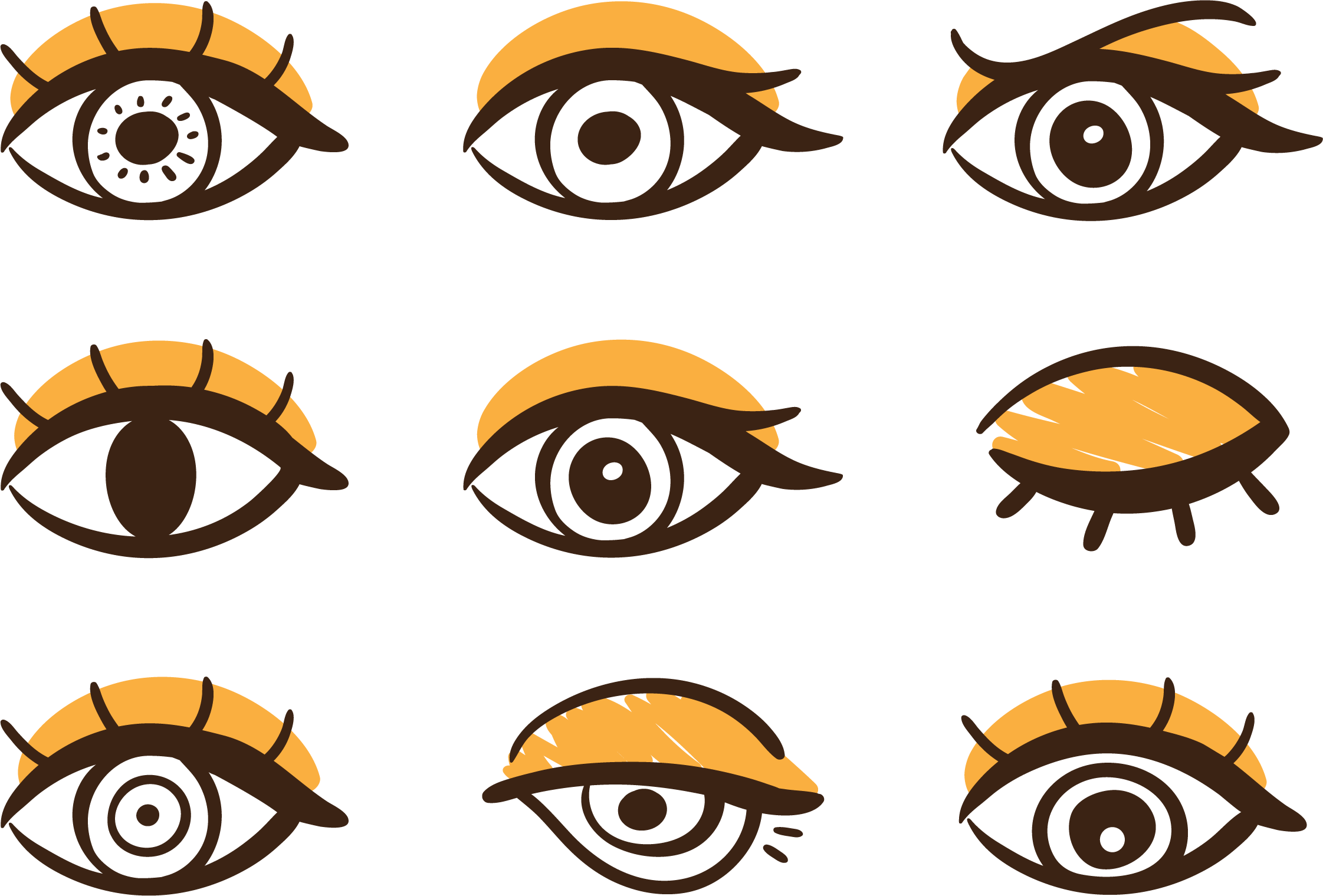 Eyebrow Euclidean Vector Clip Art - Eyebrow Euclidean Vector Clip Art (2243x1519)