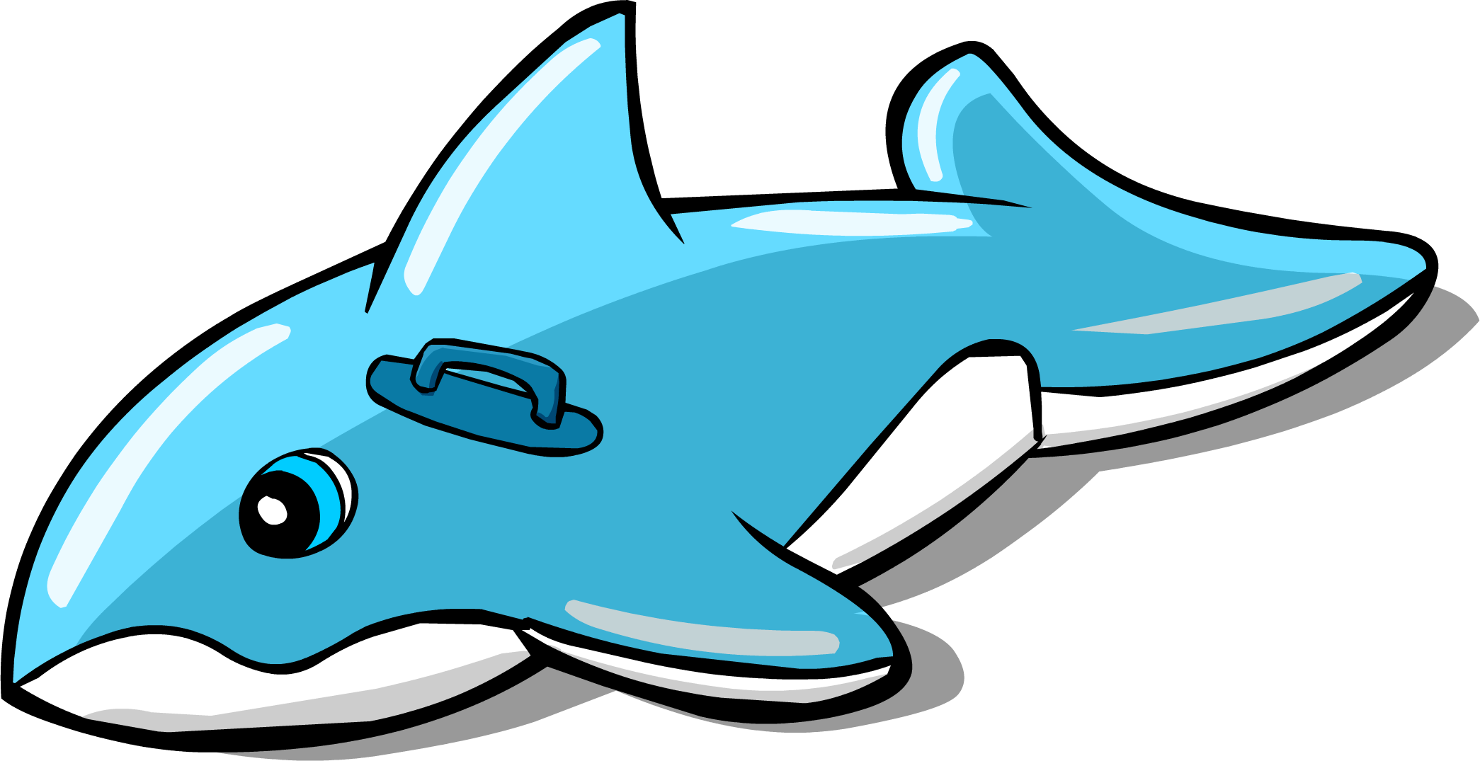 Inflatable Whale - Club Penguin Dolphin (2090x1075)