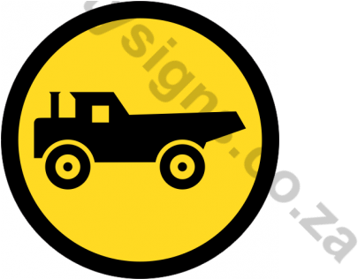Temporary Construction Vehicles Only Road Sign - - Construction Road Signs (600x315)
