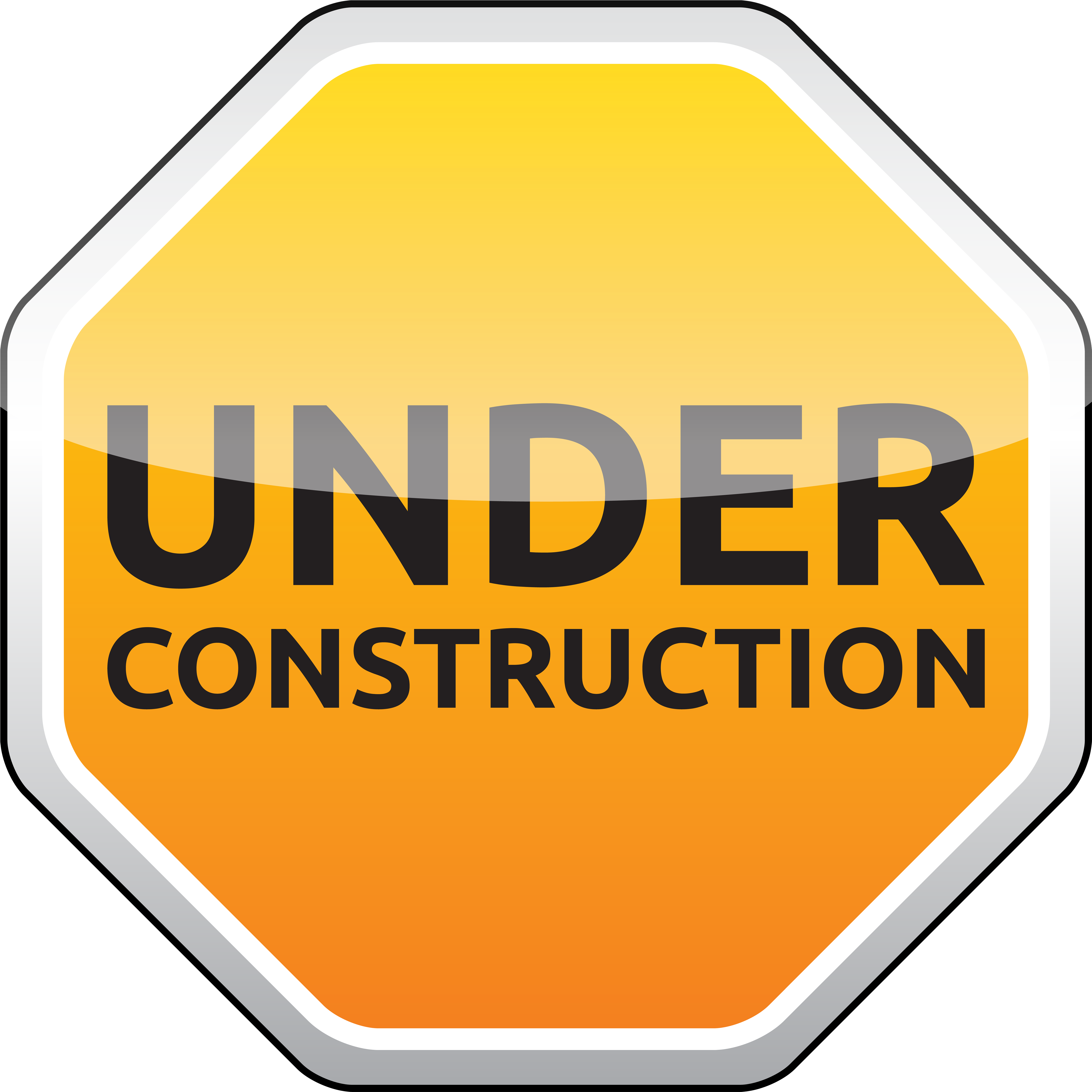 Under Construction Sign Png Clipart - Website Under Construction Graphic (5000x5000)