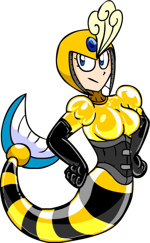 Latex Bee Splash Woman By Shennanigma - Cartoon (515x833)