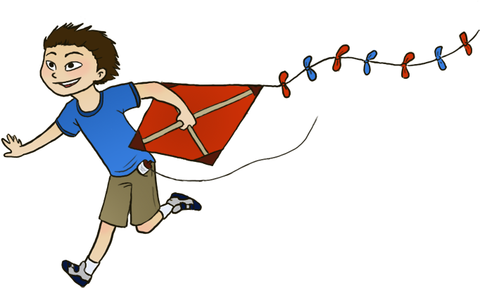 Kite Flying Day - Fly A Kite Png (719x423)