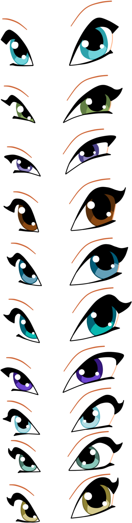 Winx Club Eyes Base Pack By Winxfandom - World Of Winx Eyes (471x1696)