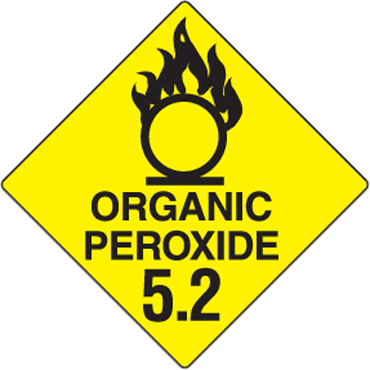 Hazchem Signs Organic Peroxide - Chemical Safety Symbols (370x370)