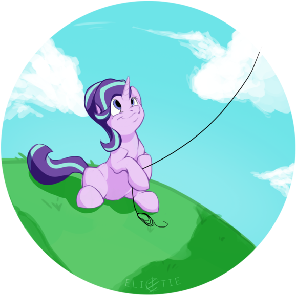Elicitie, Female, Grass, Kite, Kite Flying, Mare, Pony, - Starlight Theatre (1280x716)
