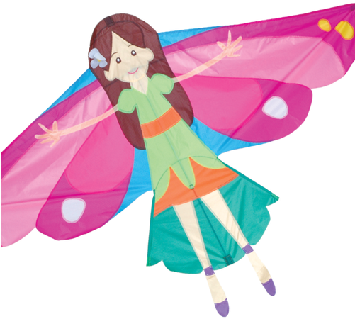 Flying Fairy Kite - Nylon Fairy Kite (500x500)