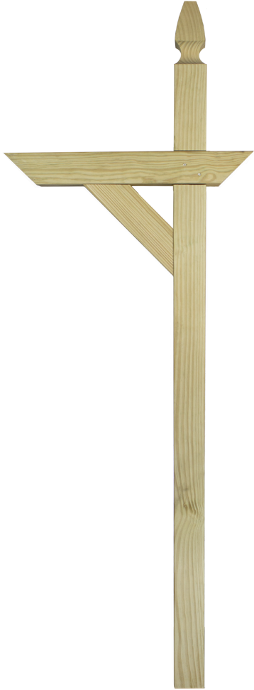 Wood Post Png - Plywood (411x984)