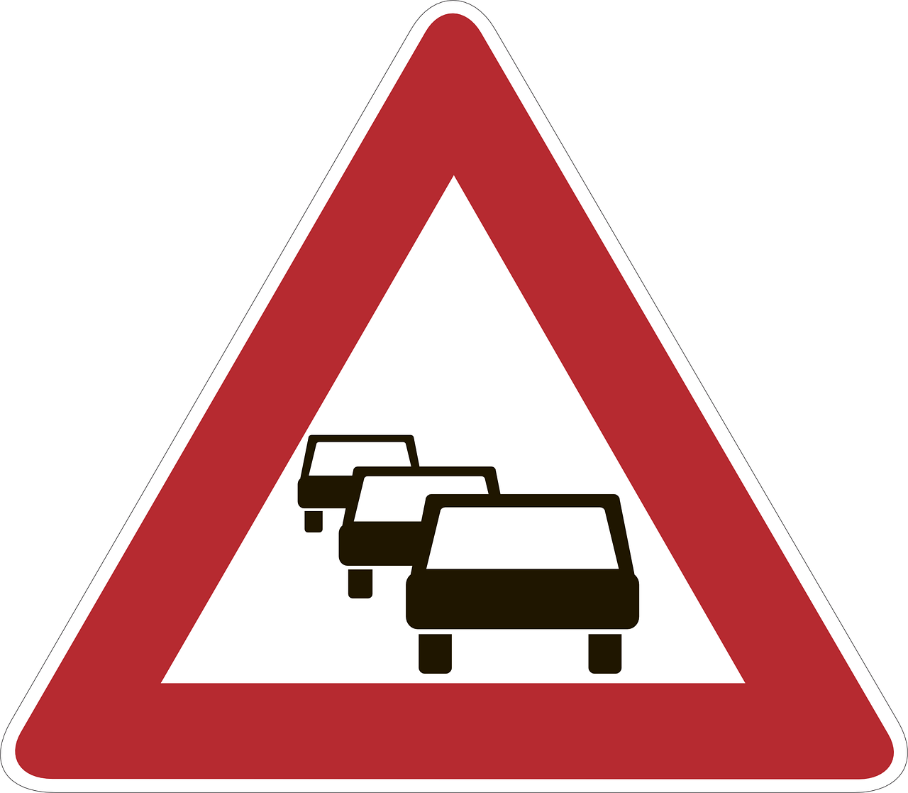 Jam Traffic Sign Shield Traffic Png Image - Work In Progress Icon (1280x1117)