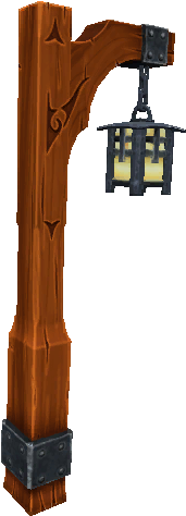 Modren Wooden Post Png Lamp Post Iron Wooden Png Inside - Street Light (512x512)