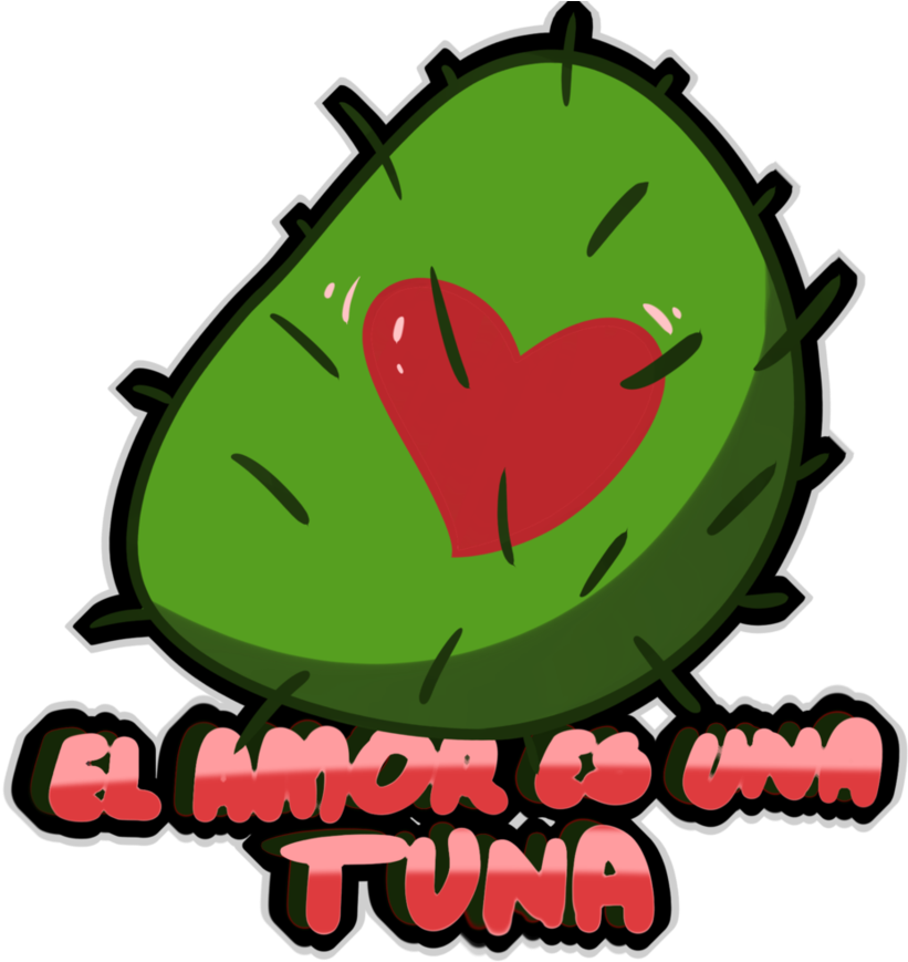 El Amor Es Una Tuna By Sugeyn - Fruit (905x882)