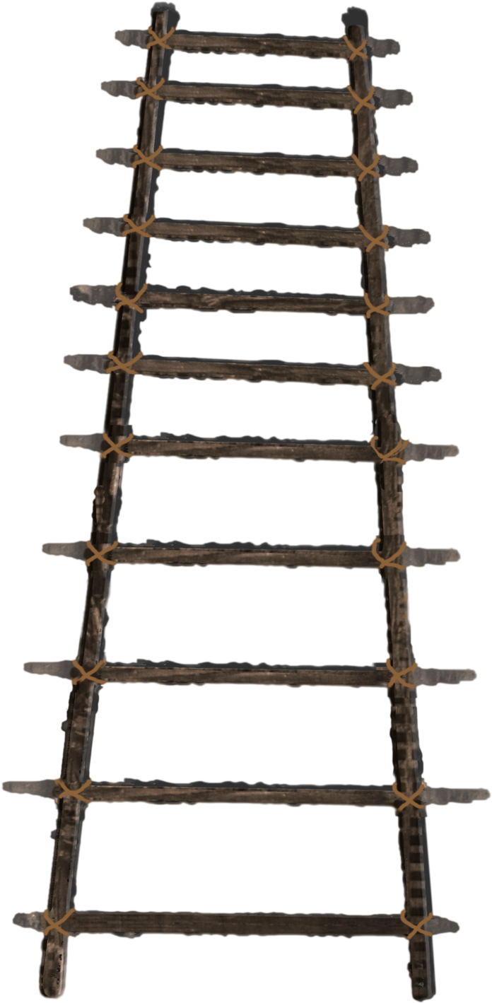 Rope Ladder Transparent Clipart For Rope Ladder Clipart - Ladder (1600x1871)