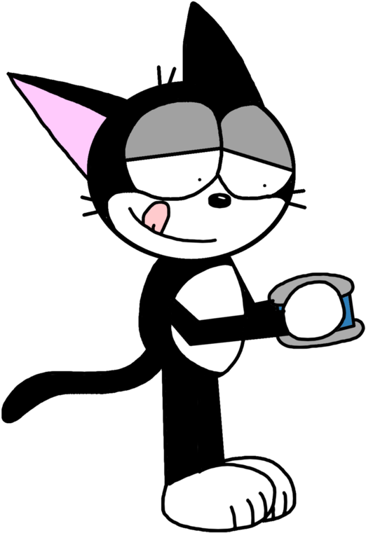 Kuro-chan With Tuna Can By Marcospower1996 - Cyborg Kuro-chan (894x894)